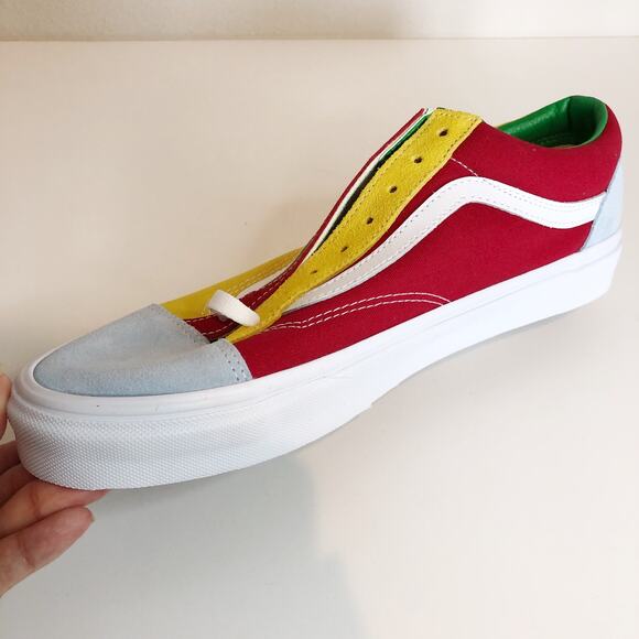 NWT Vans Style 36 Sneaker Sunshine Multi True White Mens Size 11.5 VN0A3DZ3WNY - Picture 4 of 8